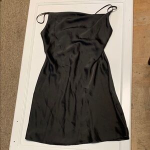 Elegant Black Slip Dress